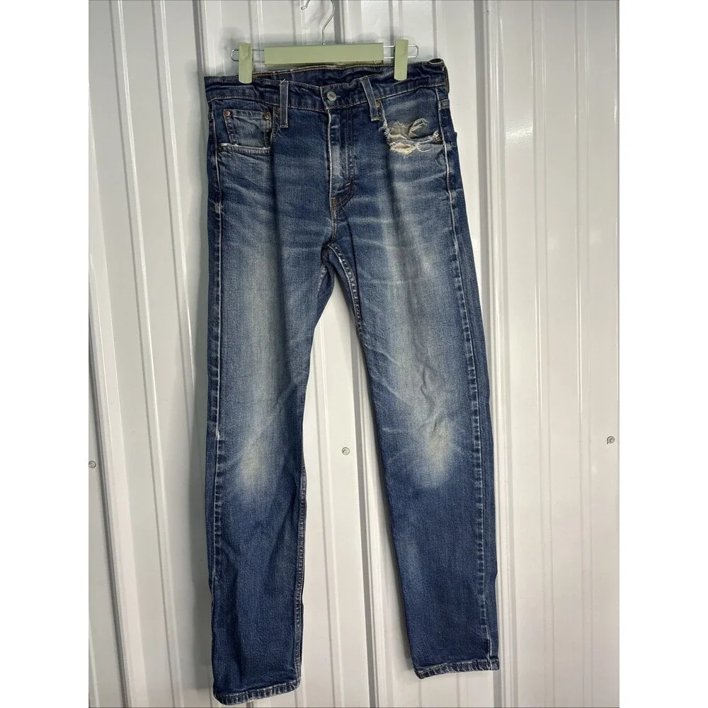 Levi's 502 Men’s Denim Jeans, Medium Wash, Size 30/32 Broke In